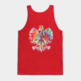 Polish Pride Eagle Dyngus Day Tie Dye Tank Top